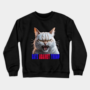 Cats Against Trump Crewneck Sweatshirt